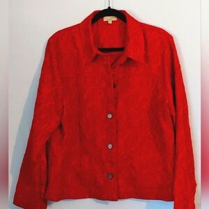 Choices Womens Jacket Red XL